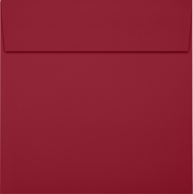JAM Paper Square Envelopes, Peel & Press, Garnet, 6 x 6, 250 Pack (8525-101-250)