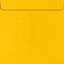 JAM Paper 7 1/2 x 7 1/2 Square Envelopes ,Sunflower, 50 Pack, Yellow (EX8555-12-50)