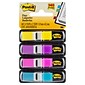 Post-it Flags, .47" Wide, Assorted Colors, 140 Flags/Pack (683-4AB)