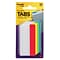 Post-it® Tabs, 3 Wide, Solid, Assorted Colors, 24 Tabs/Pack (686-ALYR3IN)