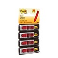 Post-it® Sign Here Message Flags, .47 Wide, Red, 80 Flags/Pack (684-RDSH)