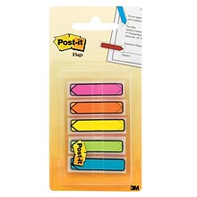 Post-it Arrow Flags, .47 Wide, Assorted Colors, 100 Flags/Pack (684-ARR2)