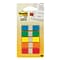 Post-it® Flags, .47 Wide, Assorted Colors, 100 Flags/Pack (683-5CF)