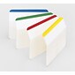 Post-It® Hanging File Folder Durable Tabs,  2" Wide, 4 Assorted Colors, Lined, 24 Tabs/Pack (686A1)