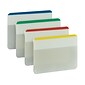 Post-it® Tabs, 2" Wide, Lined, Assorted Colors, 24 Tabs/Pack (686F-1)