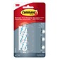 Command™ Round Cord Clips, Clear, 4 Clips (17017CLR)