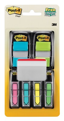 Post-it® Flags and Arrow Flags Value Pack, 1 Wide and .47 Wide, 196 Flags/Pack plus bonus Post-it®