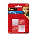 Scotch® Removable Mounting Squares, 1 x 1, 16/Pack