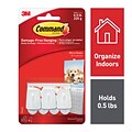 Command™ Micro Hooks, White, 3/Pack (17066ES)