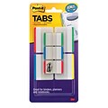 Post-it® Tabs Value Pack, 1 Wide and 2 Wide, Assorted Colors, 114 Tabs/Pack (686-VAD1)