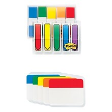 Post-it® Flags & Tabs Value Pack, Assorted Sizes, Assorted Colors, 230/Pack (686-XLP)
