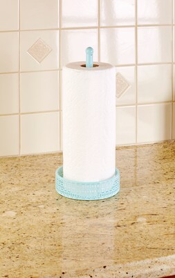 Laura Ashley Paper Towel Holder, Blue (LA-92148)