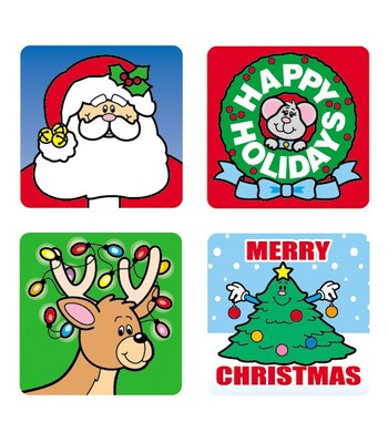 Carson-Dellosa Christmas Motivational Stickers, 120/Pack (0609)
