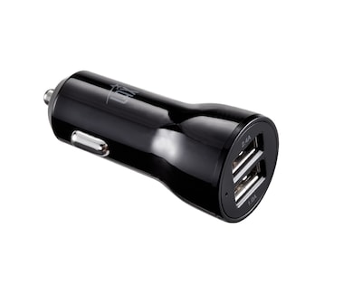 LAX Gadgets Type C 6ft Charger with Car Charger Black (USBCCAR6FT-BLK)