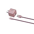 LAX Gadgets MFI Certified 6ft Charger with Wall Charger Rose Gold (MFIWALL6FT-ROS)