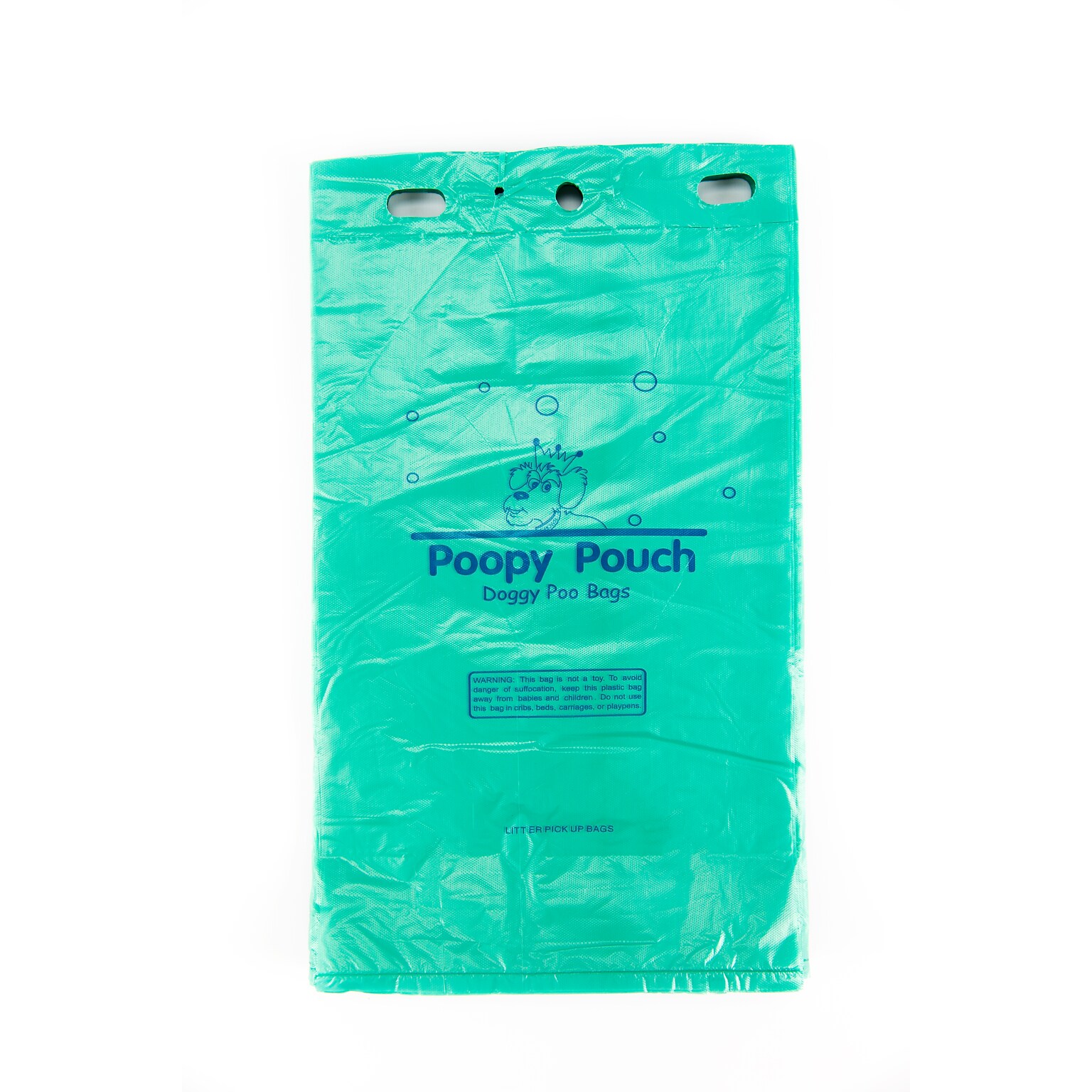 Poopy Pouch .75 Gallon Plastic Pet Waste Header Bags, Green, 12 Packs/Case (PP-H-200)