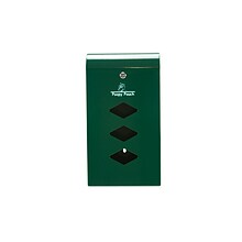 Poopy Pouch Monarch Pet Waste Bag Dispenser,Green, Steel, 600 Bag Capacity (PP-DSP-3R200)