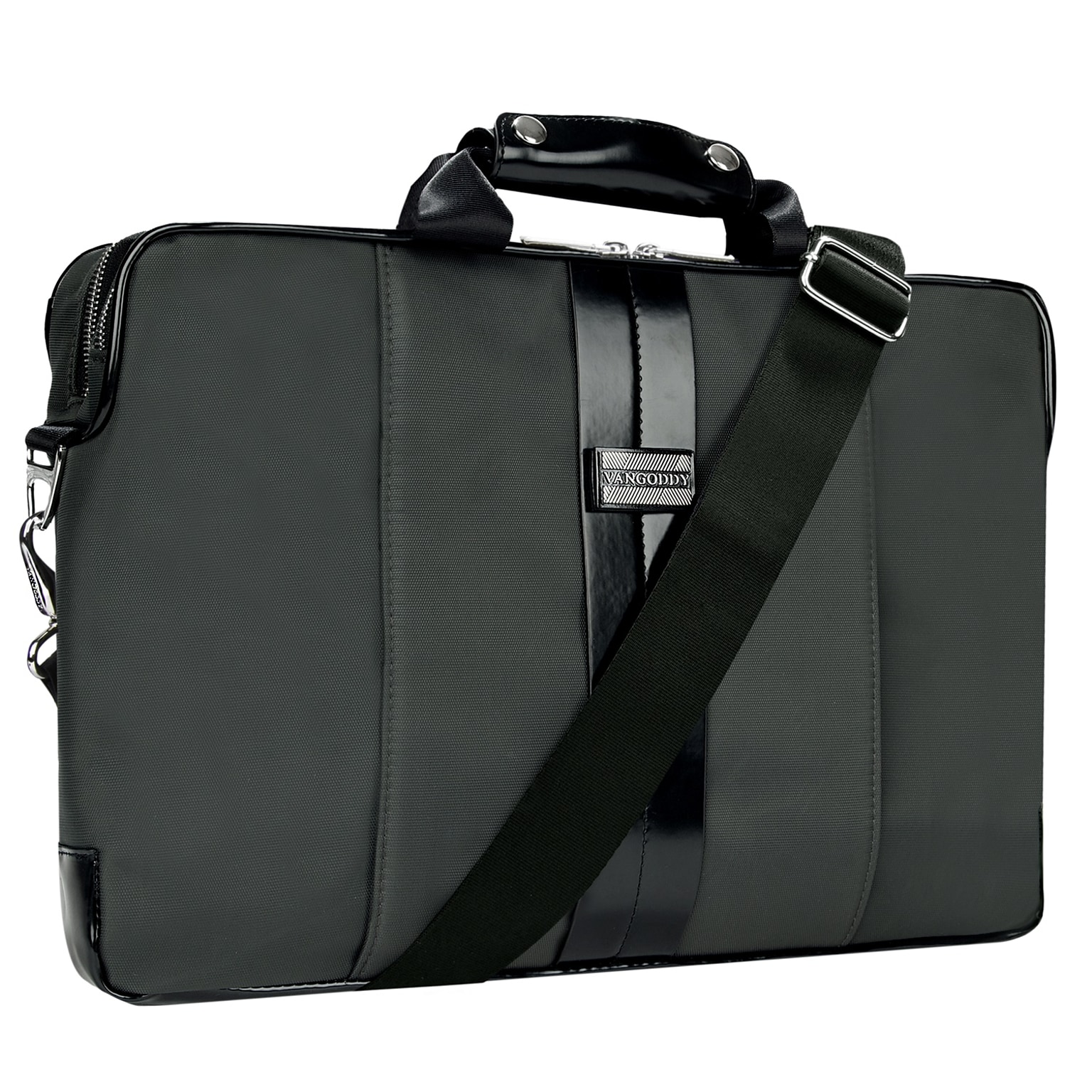 Vangoddy Laptop Notebook Messenger Bag Business Case 13 Inch, Metal Grey (PT_MSBLEA112_M)