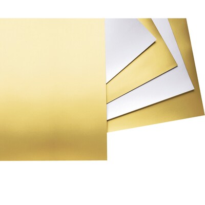 Pacon® Poster Board, 22" x 28", Gold Pack of 25 (PAC54981)