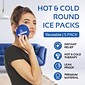 AllSett Health Reusable Hot and Cold Round Gel Packs for Injuries, 5-Pack (ASH01213)