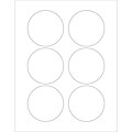 Tape Logic® Circle Laser Labels, 3, White, 600/Case (LL150)