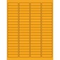 Tape Logic® Rectangle Laser Labels, 1 15/16" x 1/2", Fluorescent Orange, 8000/Case (LL171OR)