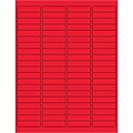 Tape Logic® Rectangle Laser Labels, 1 15/16 x 1/2, Fluorescent Red, 8000/Case (LL171RD)