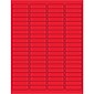 Tape Logic® Rectangle Laser Labels, 1 15/16" x 1/2", Fluorescent Red, 8000/Case (LL171RD)