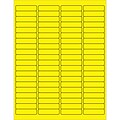 Tape Logic Rectangle Laser Labels, 1 15/16 x 1/2, Fluorescent Yellow, 8000/Case (LL171YE)