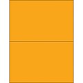 Tape Logic® Removable Rectangle Laser Labels, 8 1/2 x 5 1/2, Fluorescent Orange, 200/Case (LL415OR