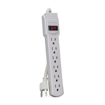 CyberPower GS60304 6-Outlet Power Strip, 3ft Cord