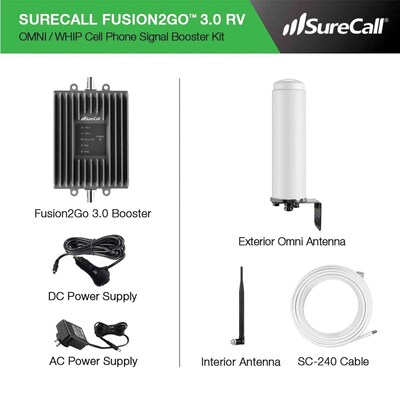 SureCall Fusion2Go 3.0 RV Signal-Booster Kit (SCLLFUSN2GO3RV)