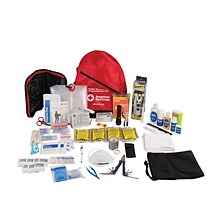 Red Cross Three Day Emergency Preparedness Basic Backpack, Red (91051)