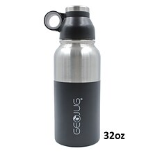 Brentwood Appliances G-1032BK 32-Ounce Stainless Steel Vacuum-Insulated Water Bottle (Black)