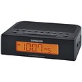 Sangean RCR-5BK AM/FM Digital Tuning Clock Radio, Black (SNGRCR5BK)