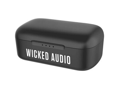 Wicked Audio True Wireless Noise Canceling Earbuds, Bluetooth, Black (WITW3050)