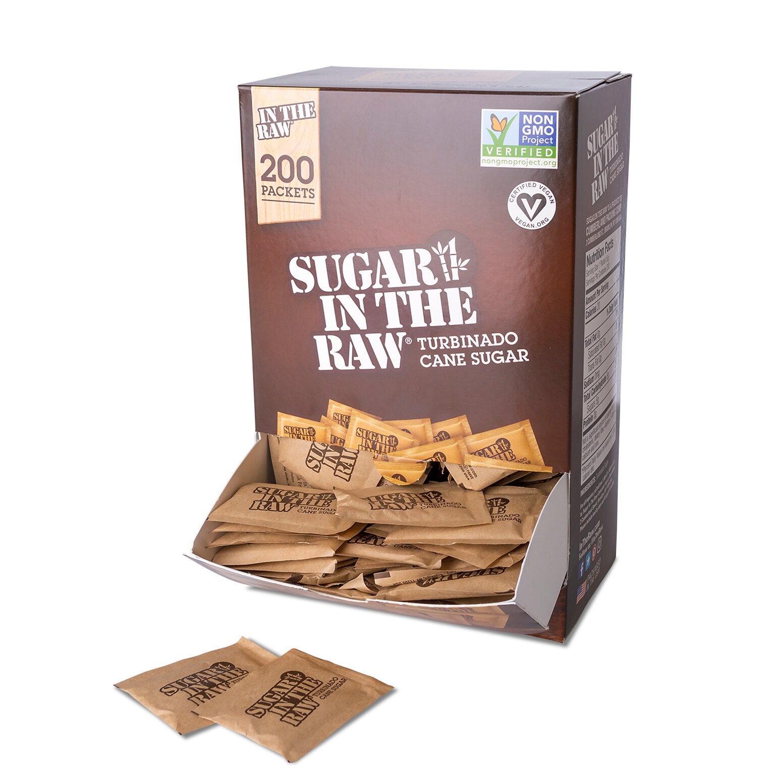 Sugar In The Raw, 200 Packets/Box (SUG50319)