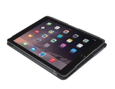 Logitech Slim Folio with Bluetooth Keyboard for 9.7 iPad (2017), Black (920-009017)