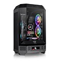 Thermaltake The Tower 300 m-ATX Micro Tower Chassis, Black (CA-1Y4-00S1WN-00)