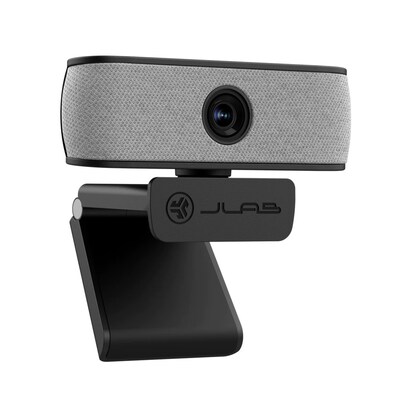 JLab JBUDS HD 1600 General Purpose Webcam, 2 Megapixels, Black (WJBCAMRBLK124)