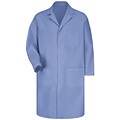 Red Kap® Mens Gripper Front Lab Coat, Light Blue, XL (23603)