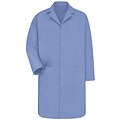 Red Kap® Mens Gripper Front Lab Coat, Light Blue, L (29811)
