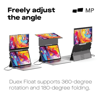 Mobile Pixels DUEX Float 15.6" Stackable Touchscreen Display, Black (101-1011P01)