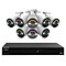 Lorex Fusion 4K 8.0-MP 16-Camera-Capable 4-TB NVR System with 8 IP Smart-Deterrence Bullet Cameras,