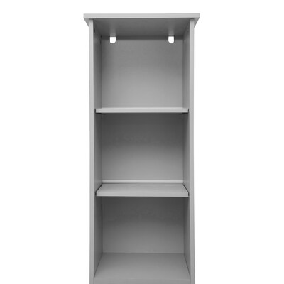 Flash Furniture Vega 70" Linen Tower Storage Cabinet with 5 Shelves, Gray (FSVEGABATH2GY)