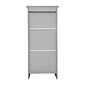 Flash Furniture Vega 34" Bathroom Storage Cabinet Organizer with 3 Shelves, Gray (FSVEGABATH3GY)