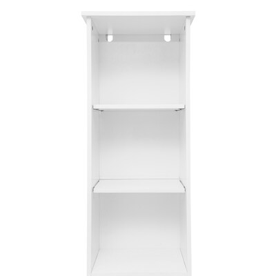 Flash Furniture Vega 70" Linen Tower Storage Cabinet with 5 Shelves, White (FSVEGABATH2WH)