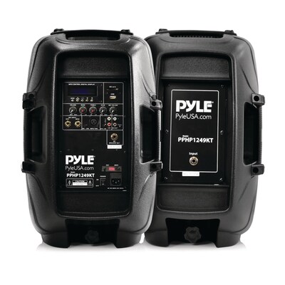 Pyle Pro 1,800-Watt Bluetooth Active/Passive Dual Speaker System Kit (PPHP1249KT)