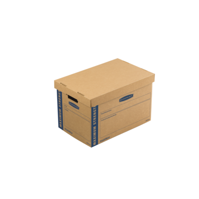 Bankers Box® SmoothMove 20.125 x 12.375 x 13.12 Moving Box, Kraft, 8/Carton (7710301)
