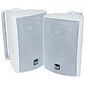 Dual 4" 3-Way Indoor/Outdoor Speakers (White)(LU47PW)